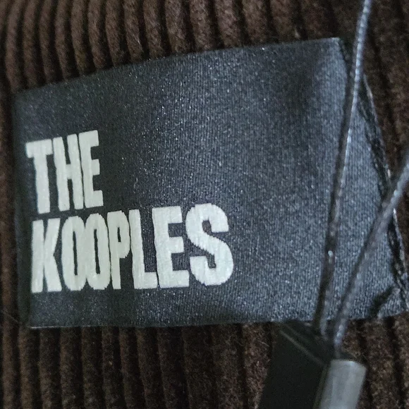 The Kooples Dark Brown Corduroy Blazer NWT - Picture 2 of 7